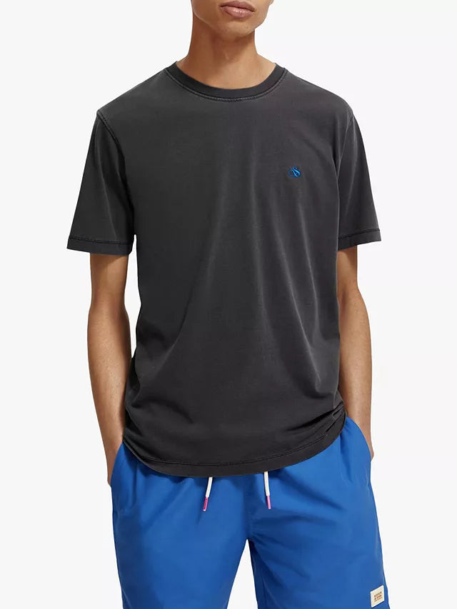 Scotch & Soda Garment Dye Tee Black