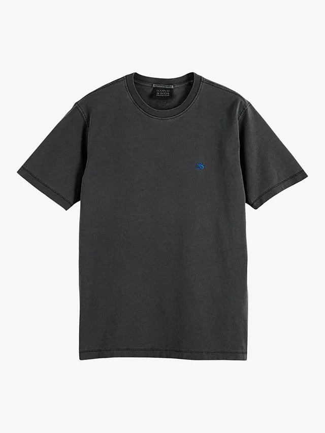 Scotch & Soda Garment Dye Tee Black