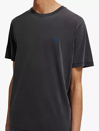 Scotch & Soda Garment Dye Tee Black