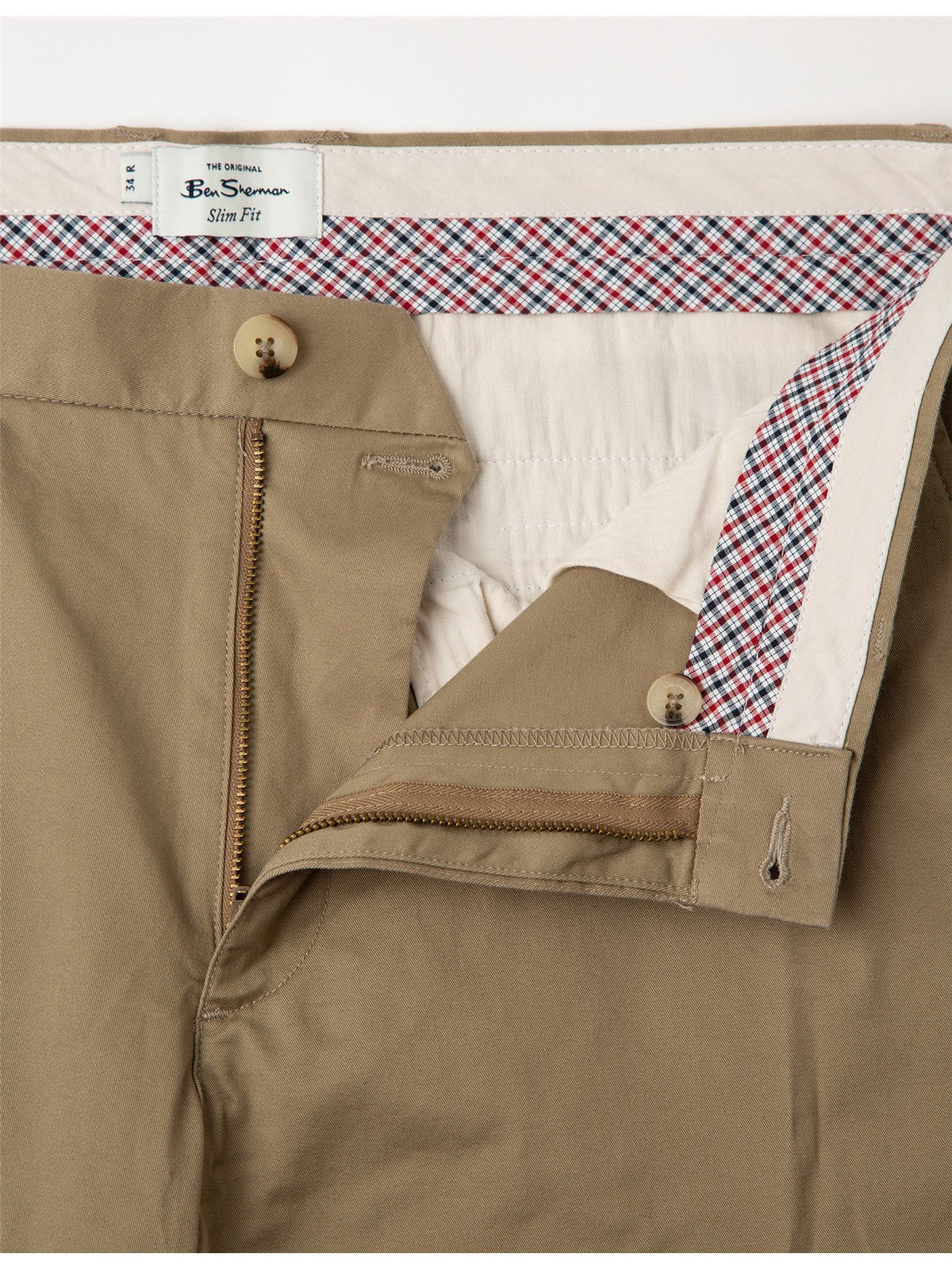 Ben Sherman Signature Slim Chino Stone