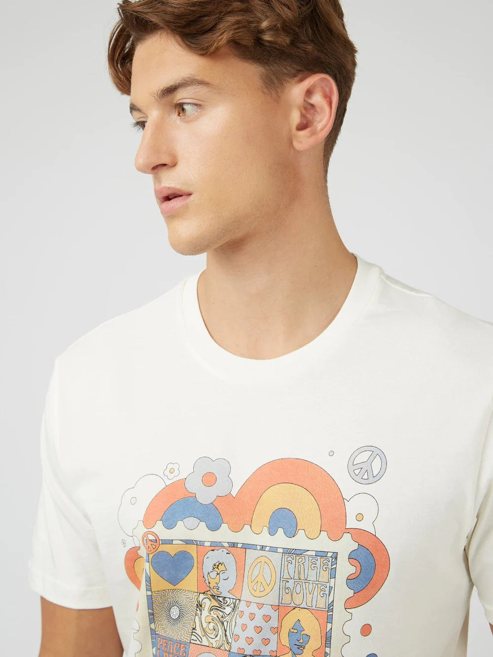 Ben Sherman 1960's Tee Ivory