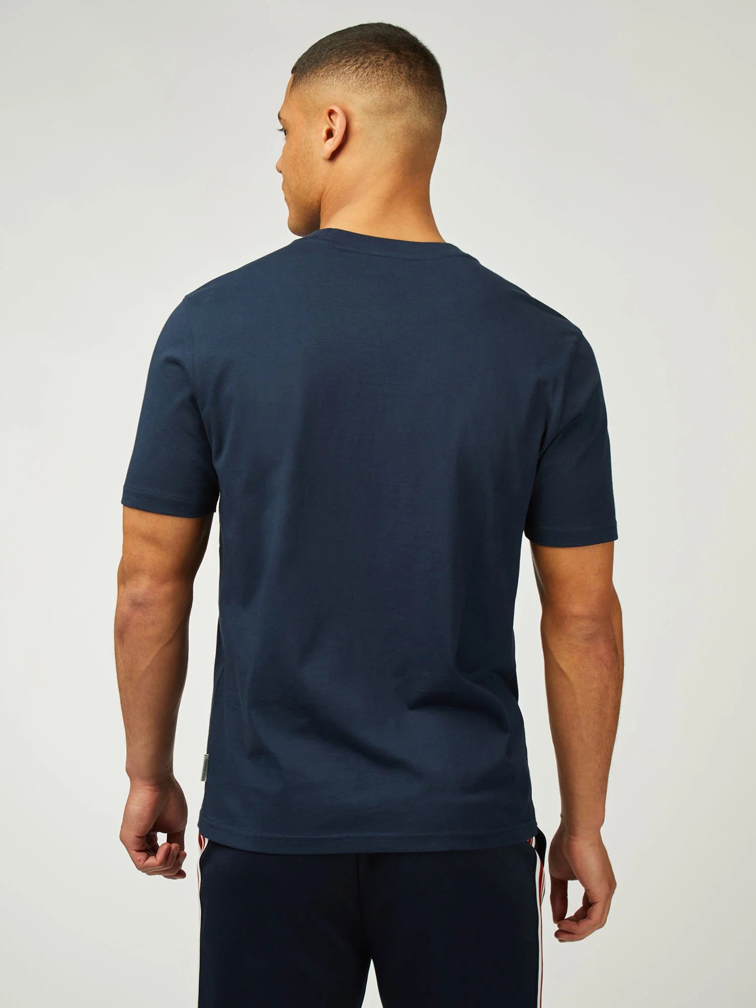 Ben Sherman Linear Guitar Print Dark Navy
