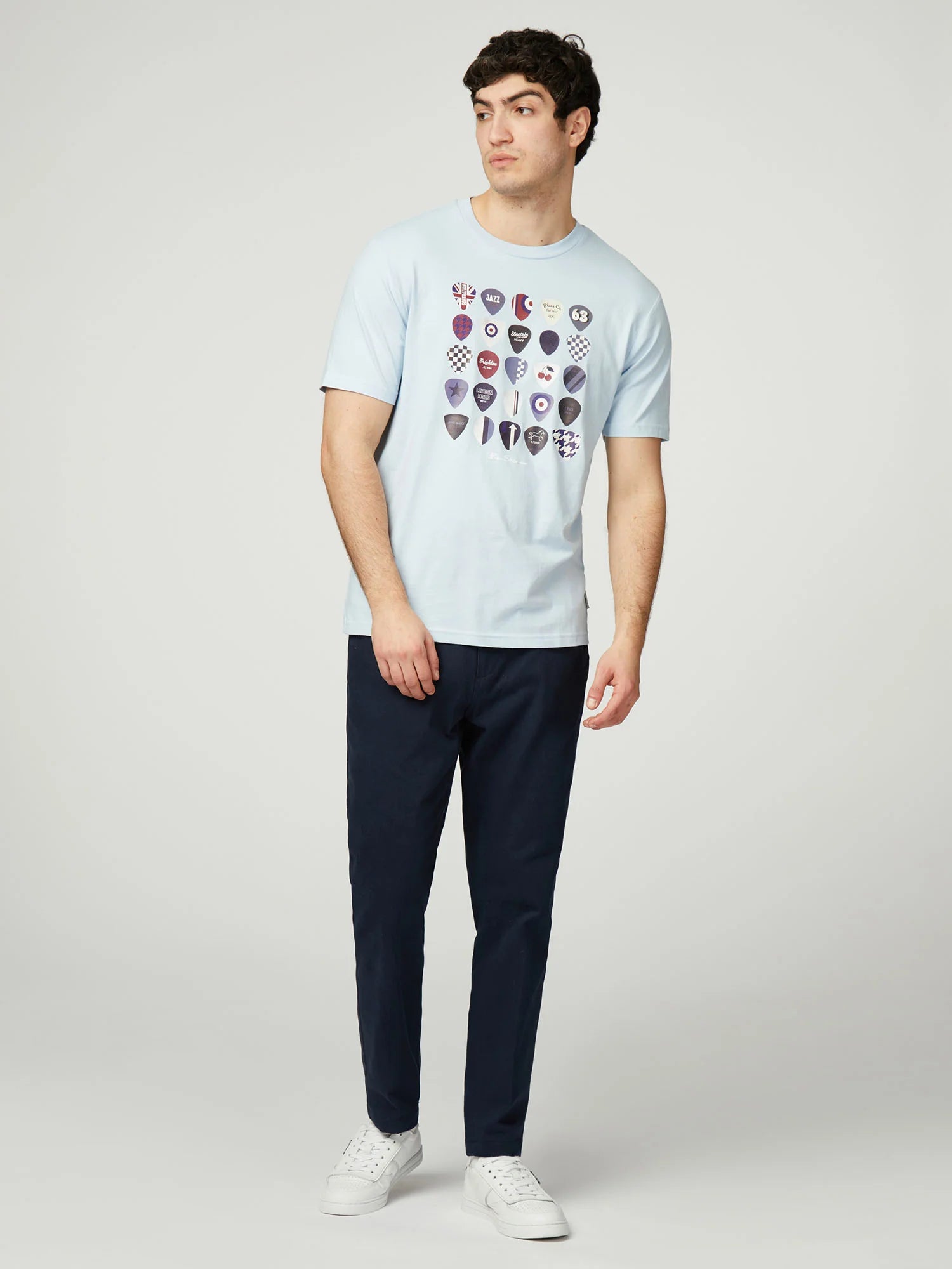 Ben Sherman Plectrum Tee Sky
