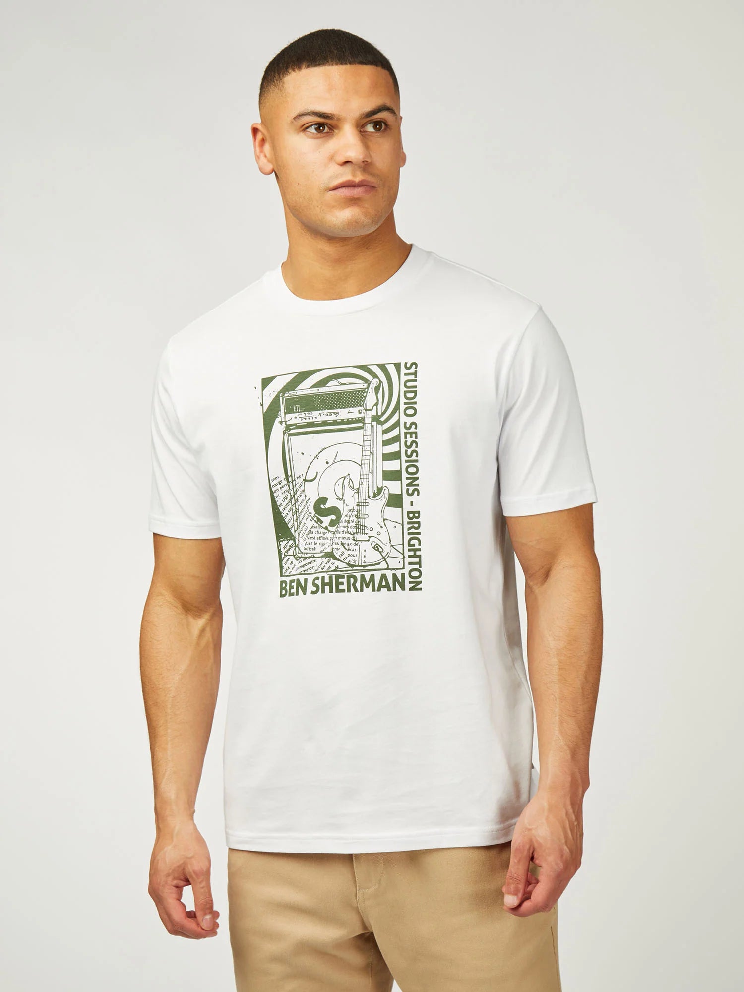 Ben Sherman Rehersal Room Tee White