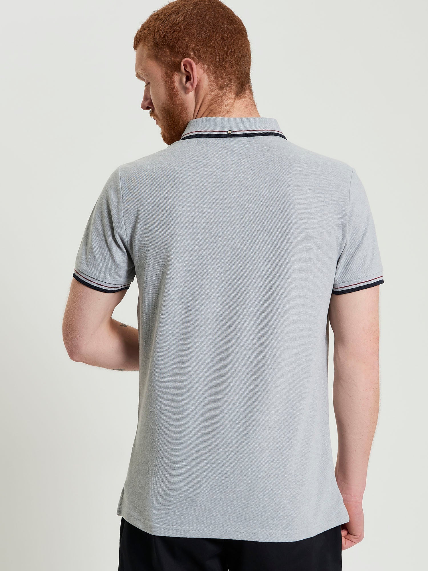 Ben Sherman Signature Pique Polo Grey