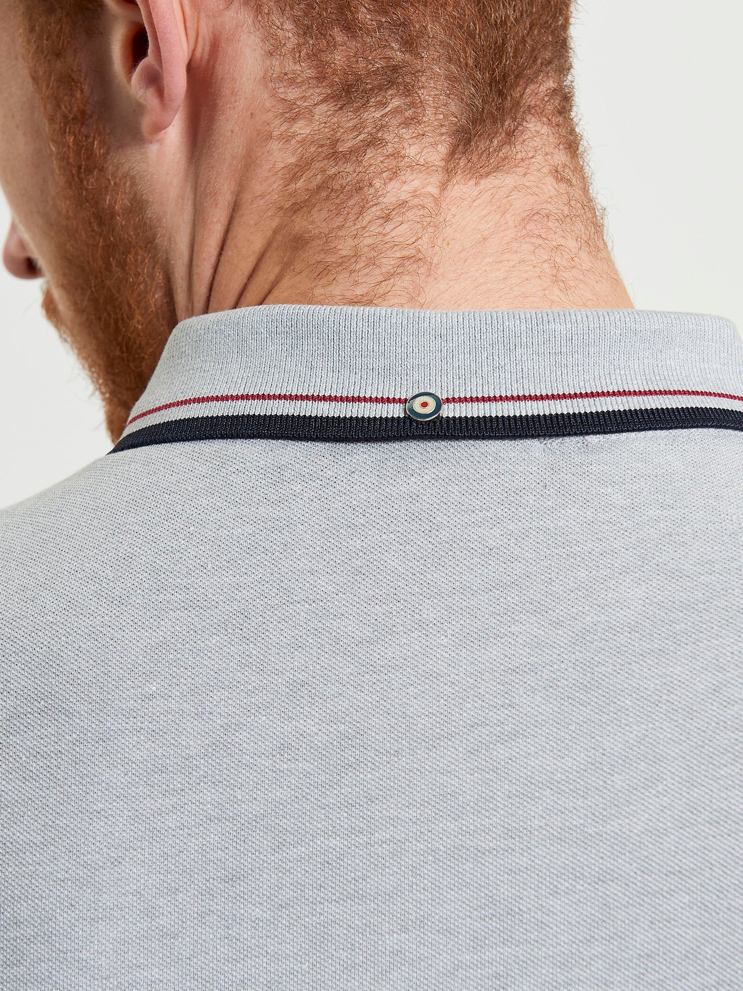 Ben Sherman Signature Pique Polo Grey