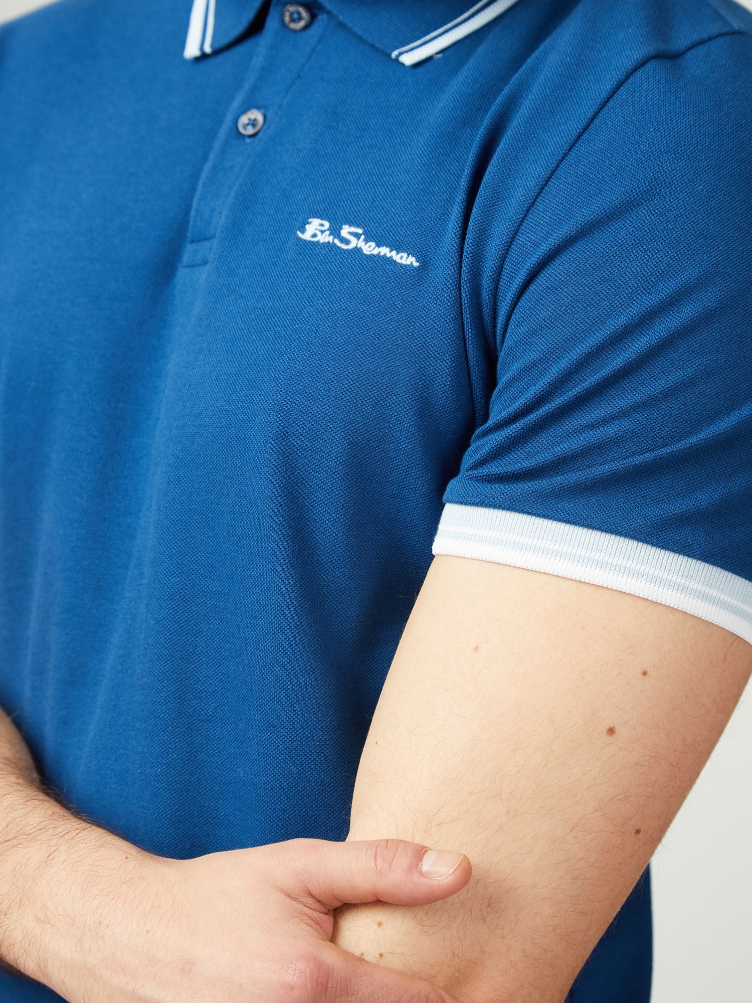 Ben Sherman Signature Pique Polo Royal Blue