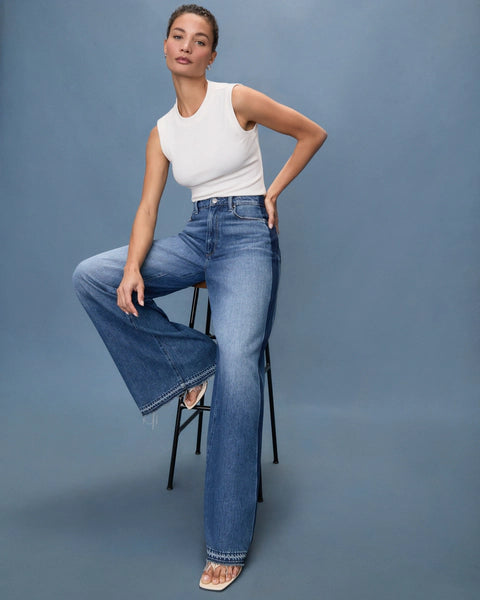 Paige Denim Portia Released Side Hem Nyra Jeans