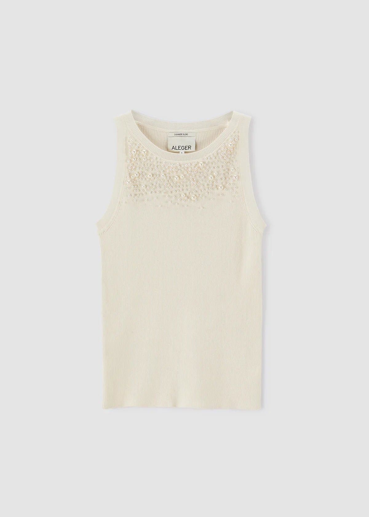 Aleger Bead Burst Tank Ivory