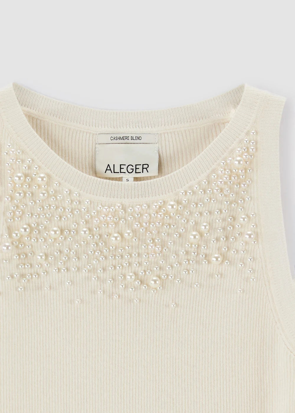 Aleger Bead Burst Tank Ivory