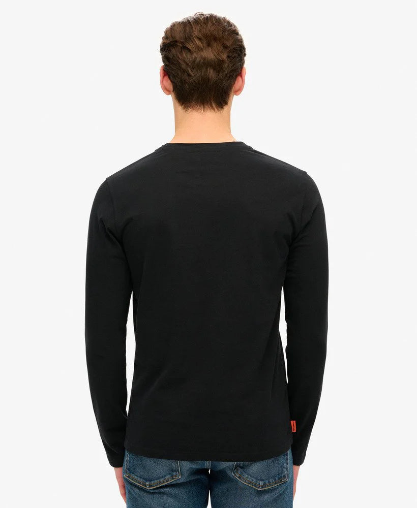 Superdry Essential Logo LS Top Black