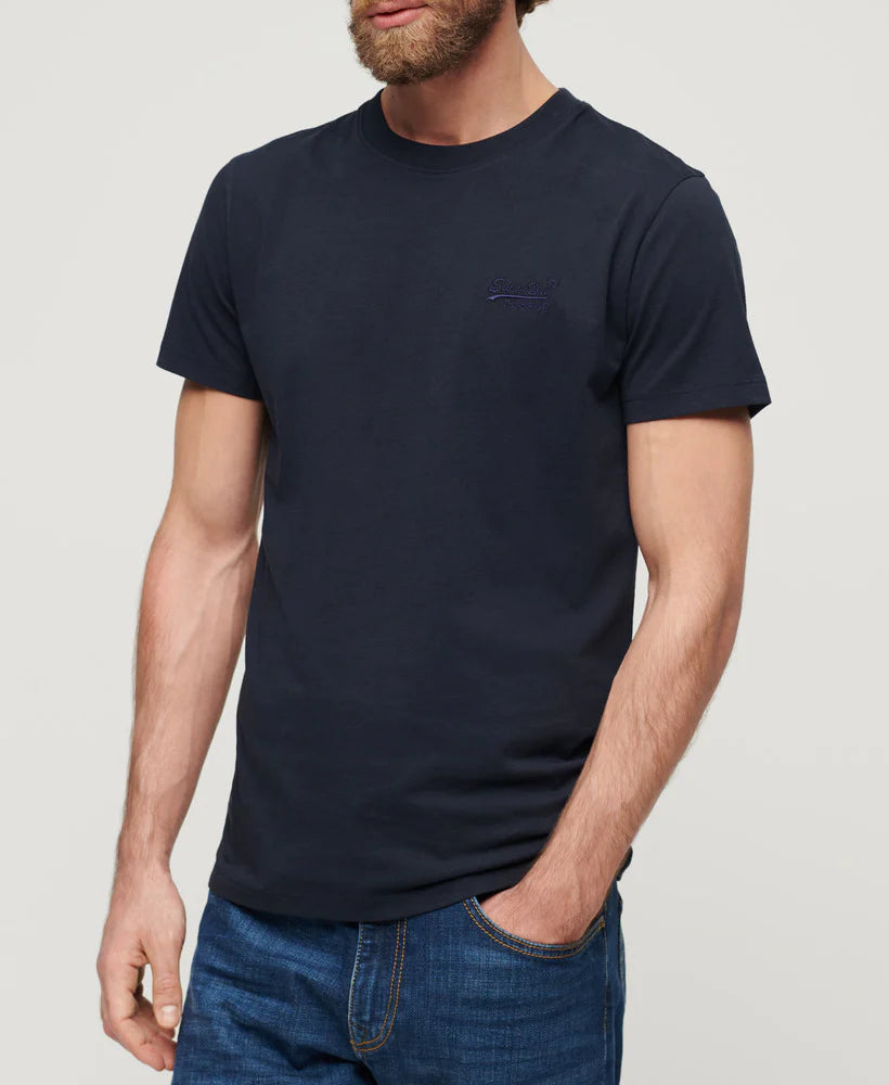 Superdry Essential Logo Embroidered Tee Black