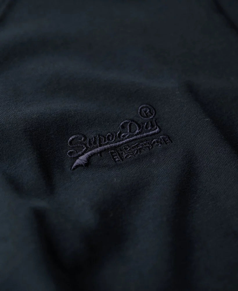 Superdry Essential Logo LS Top Eclipse Navy