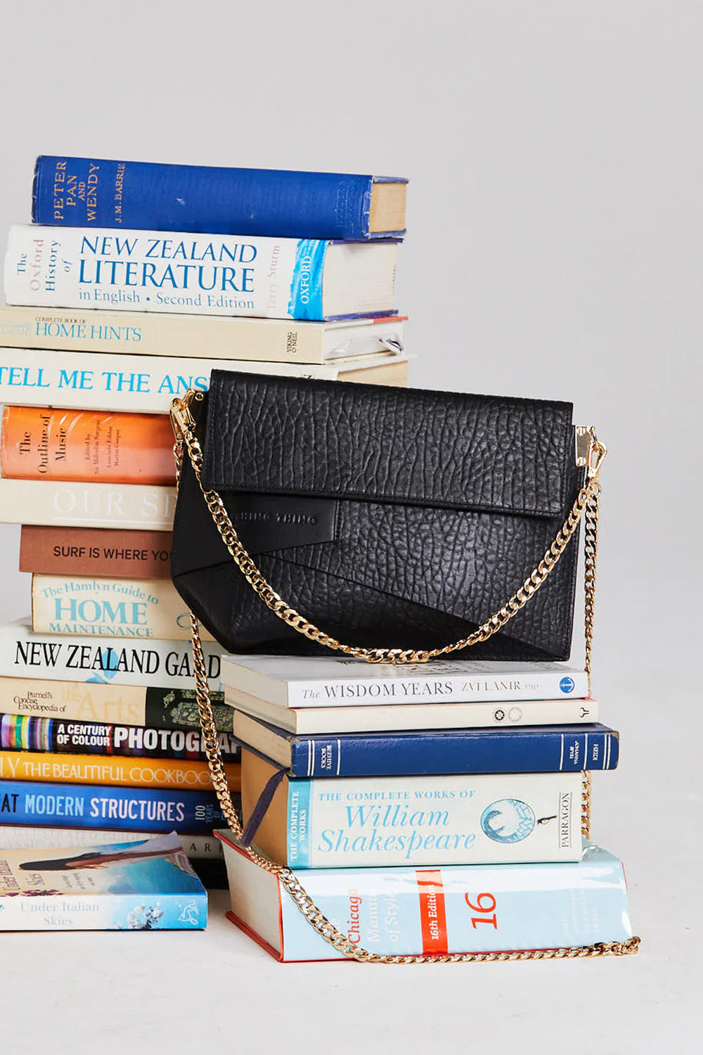 Thing Thing Annastasia Bag Black Bubble Leather