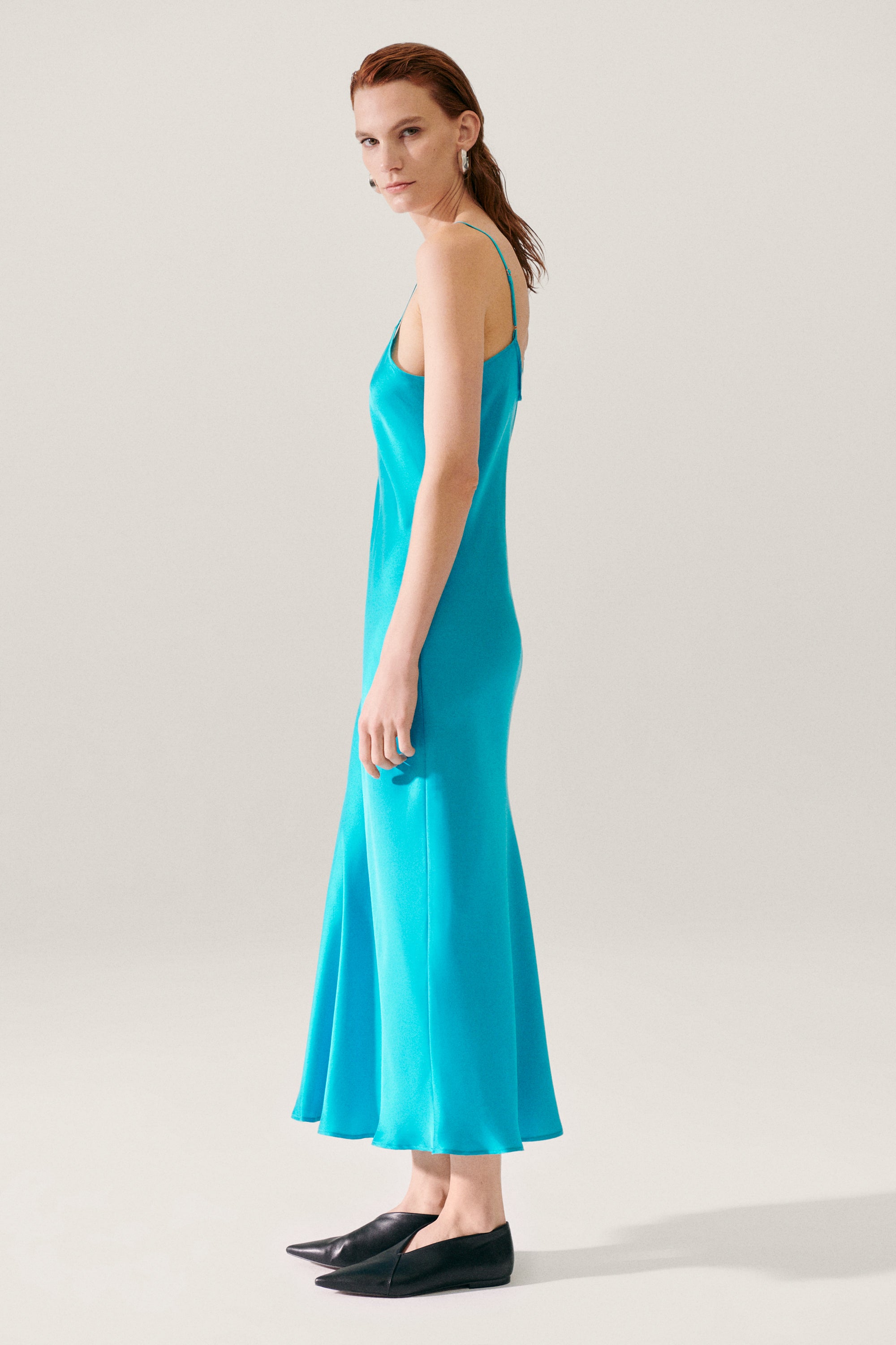 Silk Laundry 90's Slip Dress Oxygen