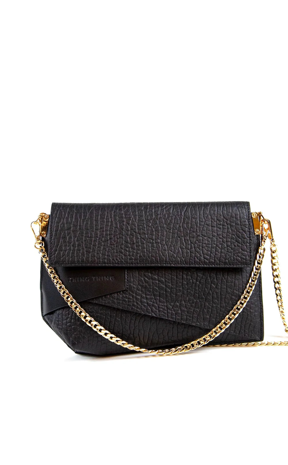 Thing Thing Annastasia Bag Black Bubble Leather