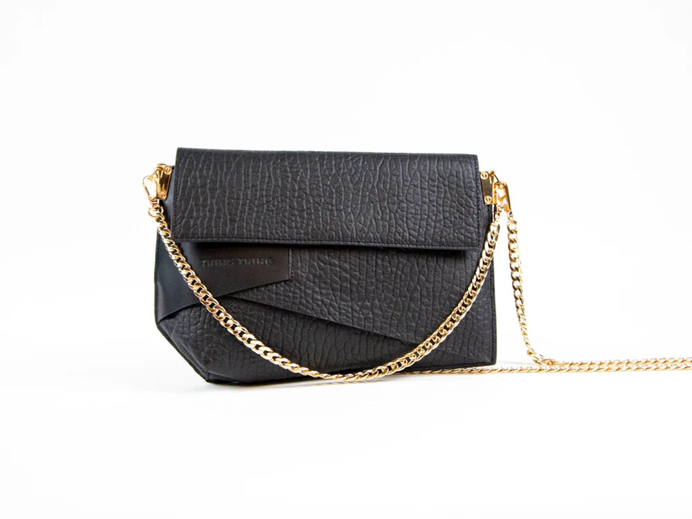 Thing Thing Annastasia Bag Black Bubble Leather