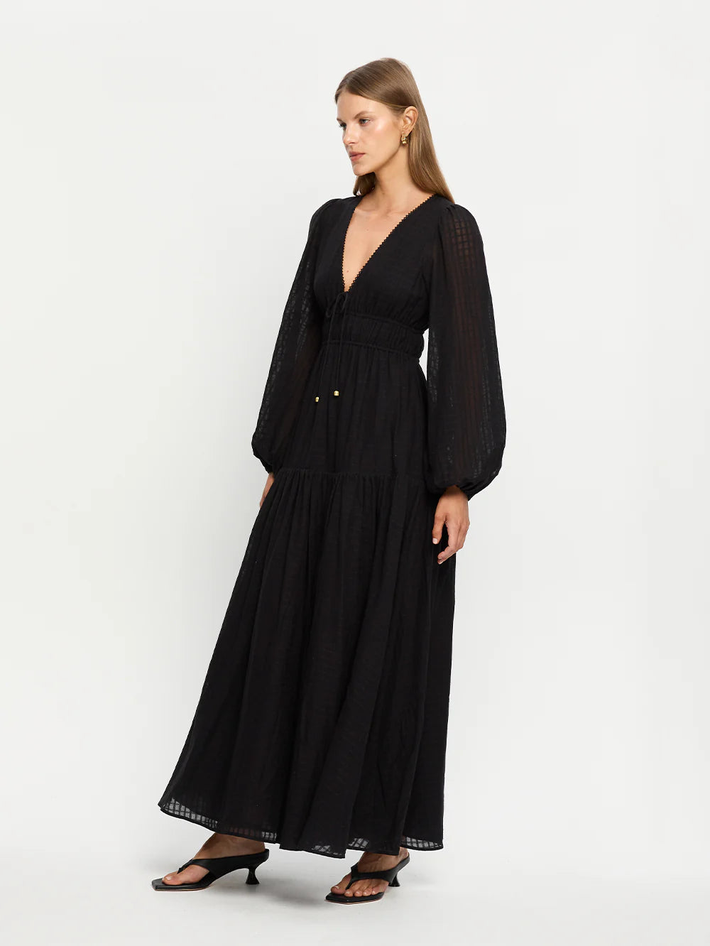 Kivari Annie Maxi Dress Black