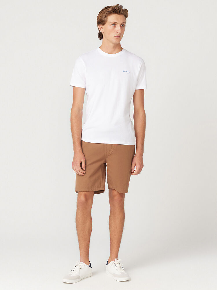 Ben Sherman Elastic Waist Chino Ginger