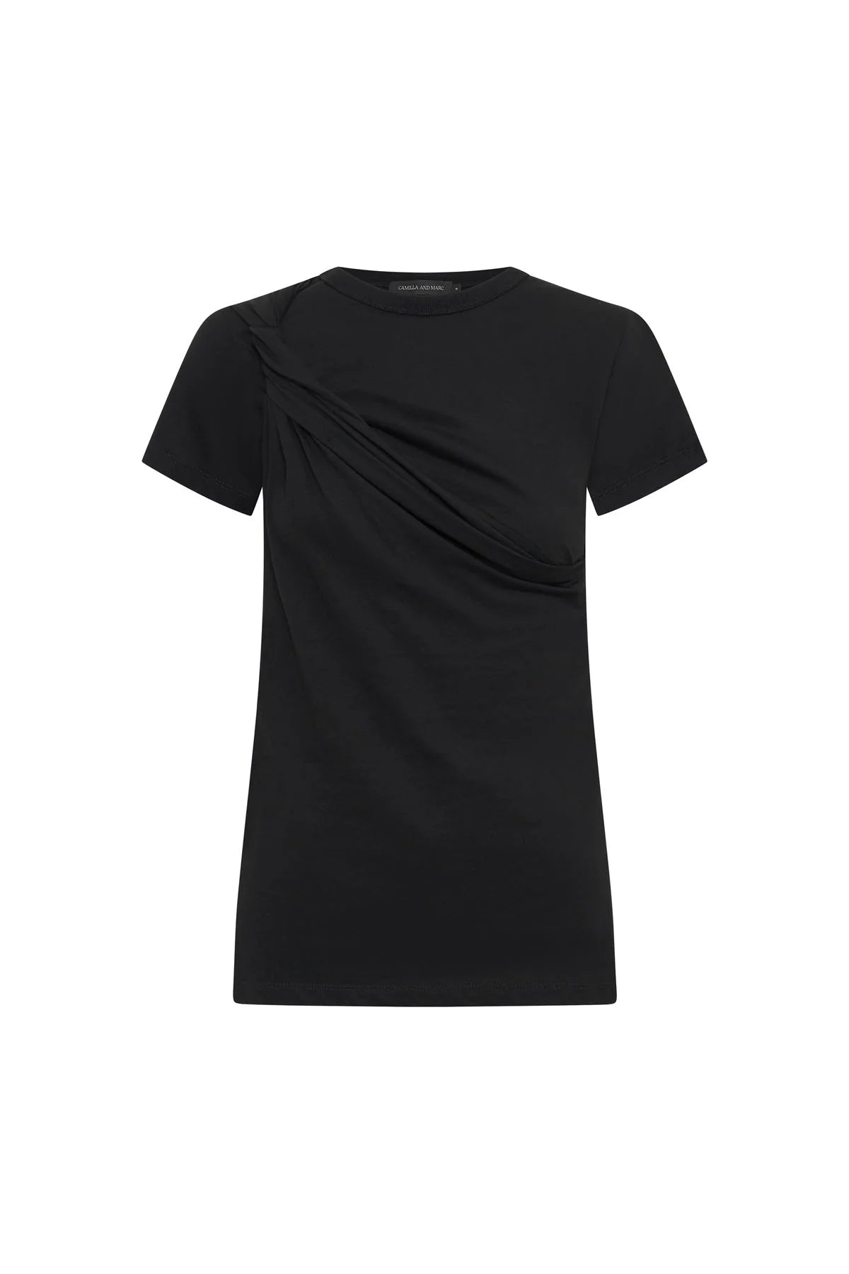 C&M Zella Twist Tee Black