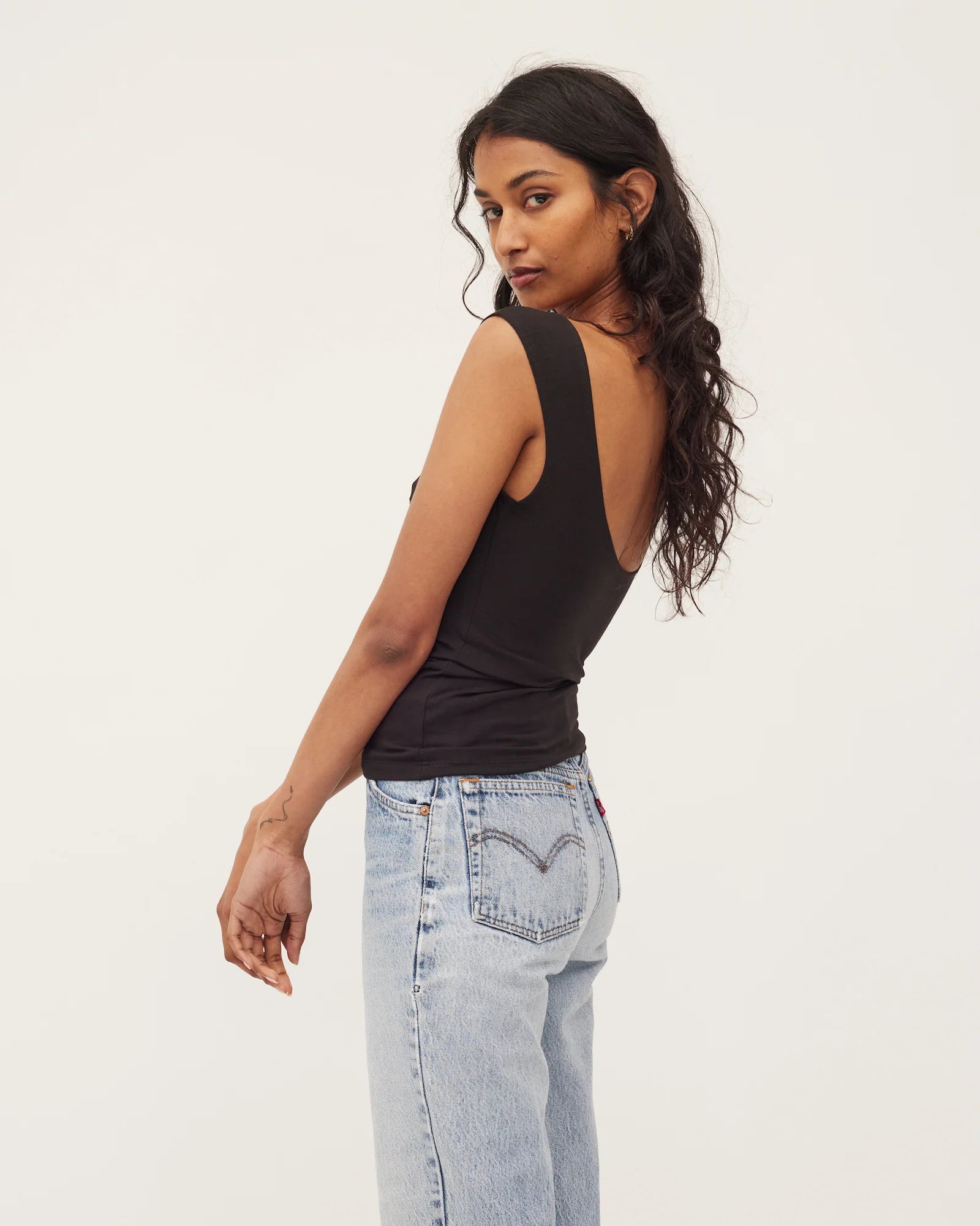 Dominique Healy Naia Tank Black