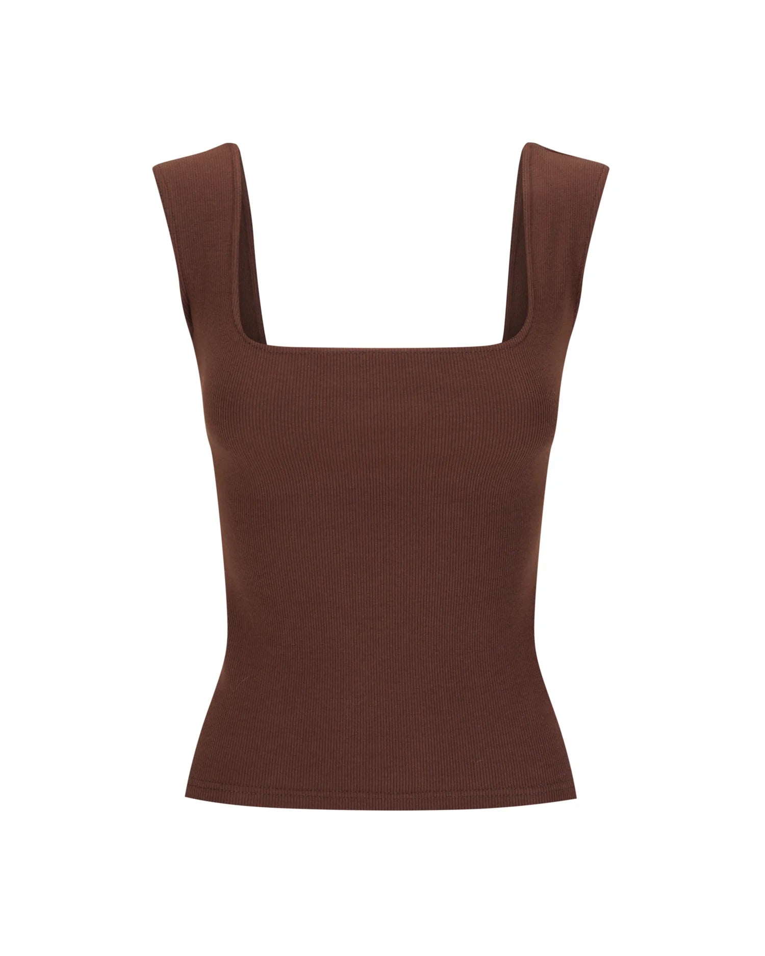 Dominique Healy Naia Tank Chocolate