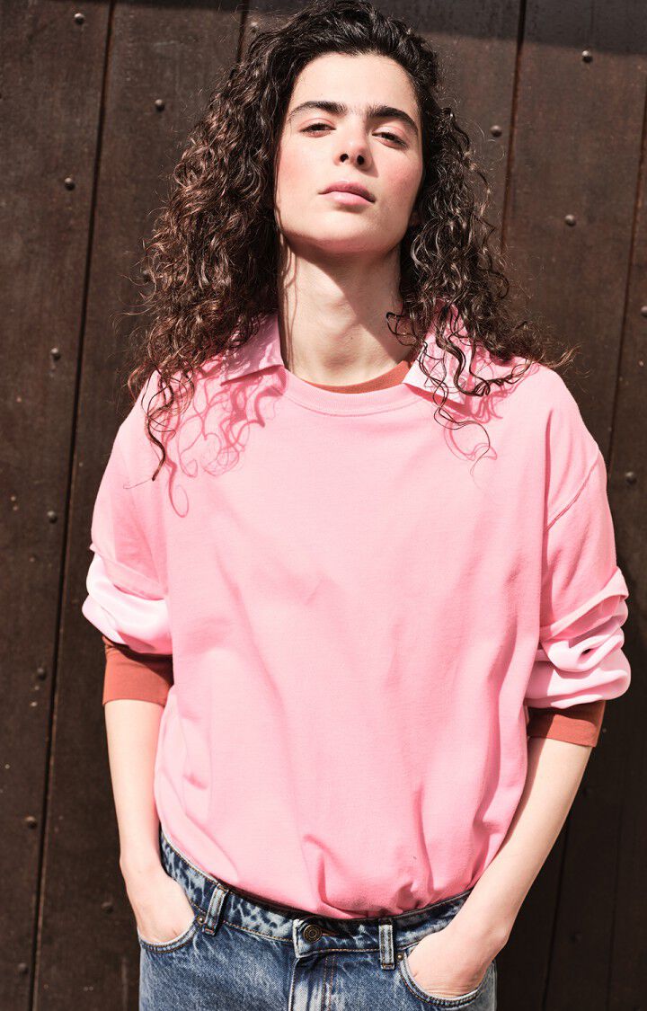 American Vintage Tee Shirt FizValley Fluorescent Pink