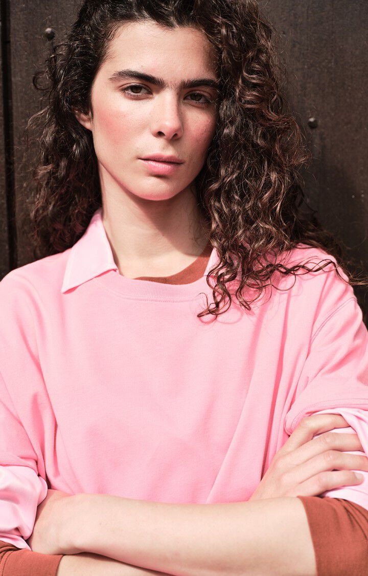 American Vintage Tee Shirt FizValley Fluorescent Pink
