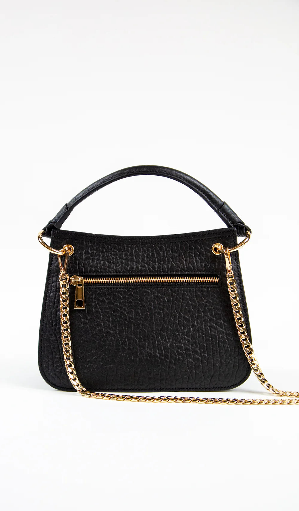 Thing Thing Kathryn Bag Black Bubble Leather