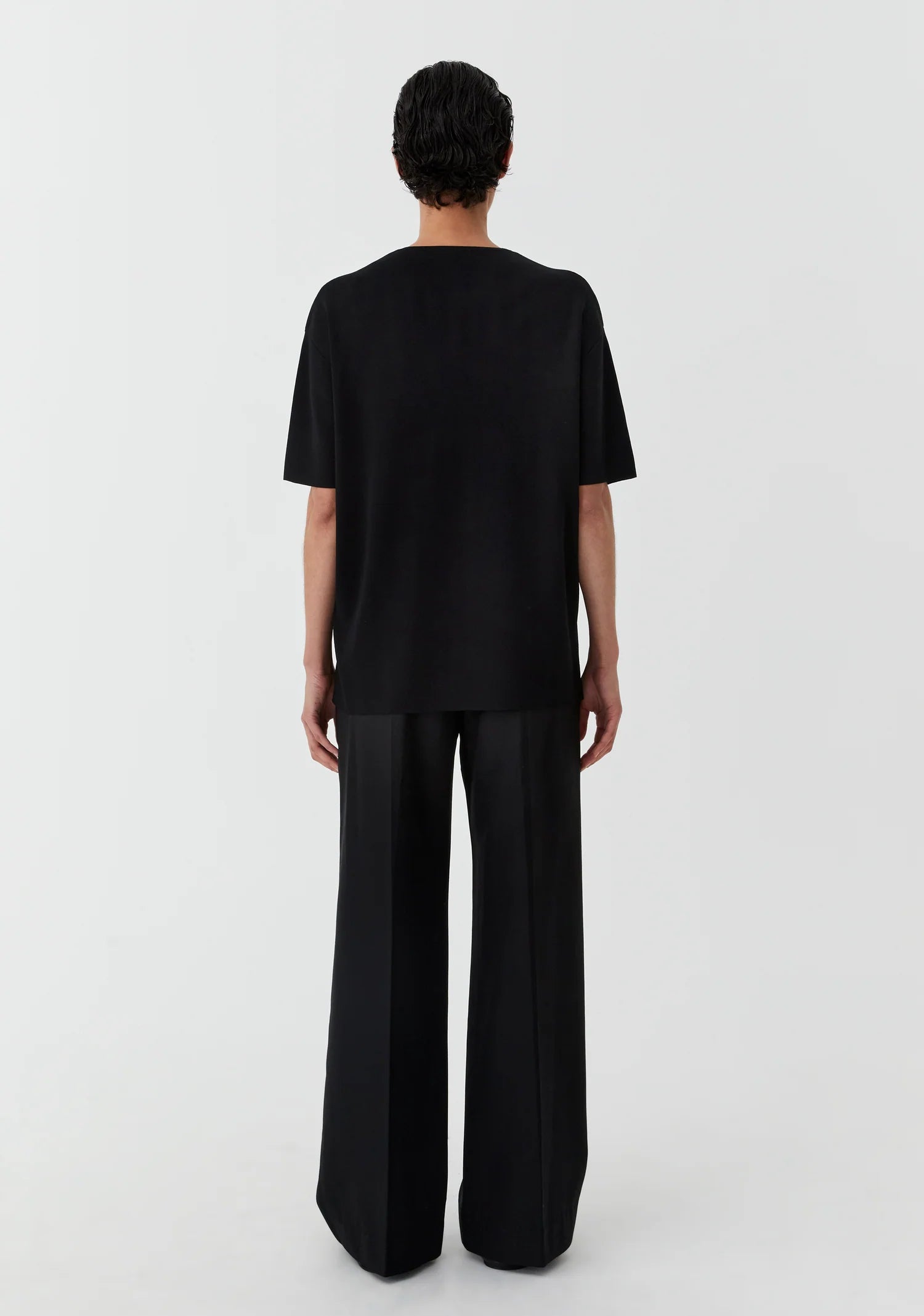 Morrison Cate Knit Tee Black