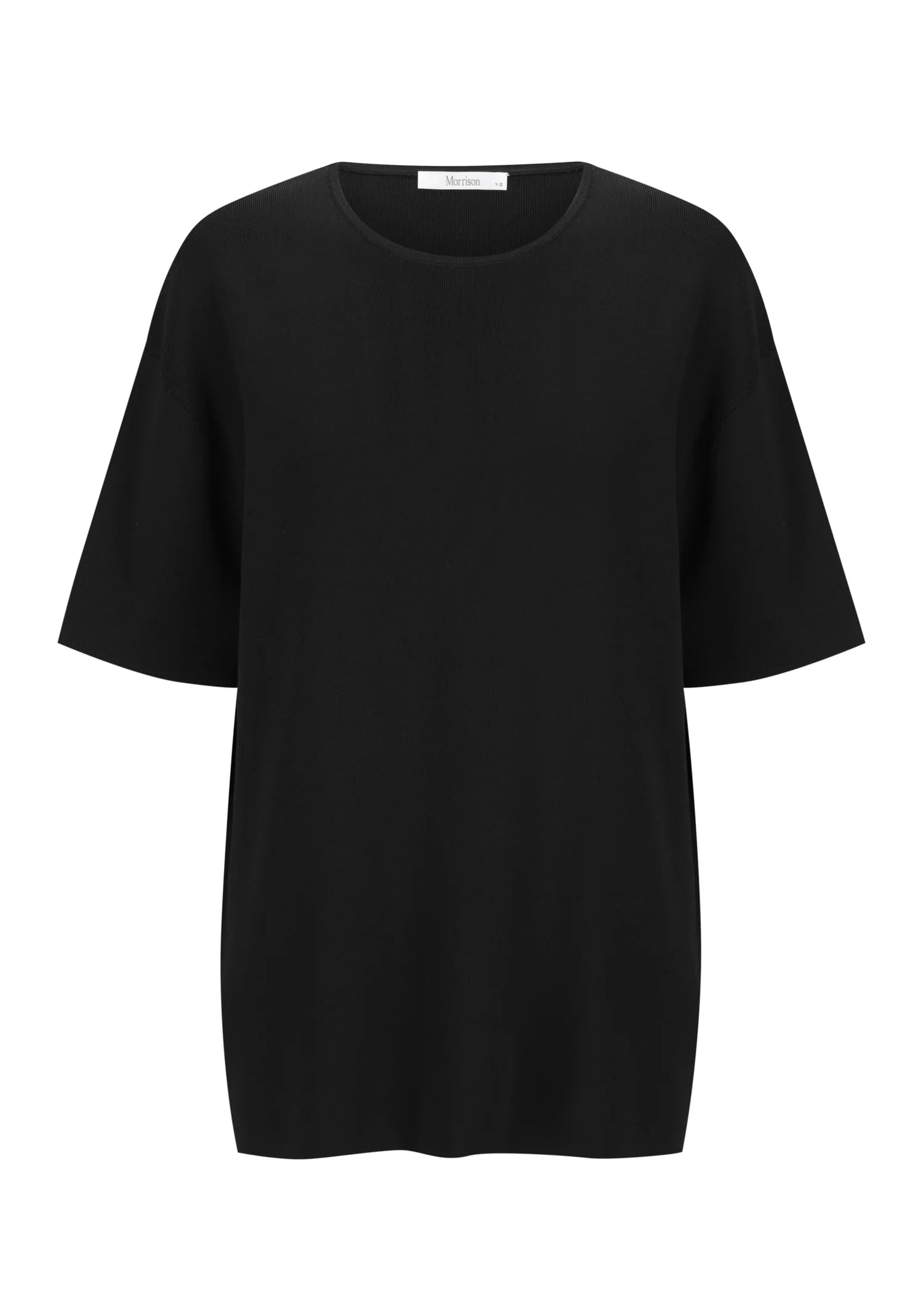 Morrison Cate Knit Tee Black