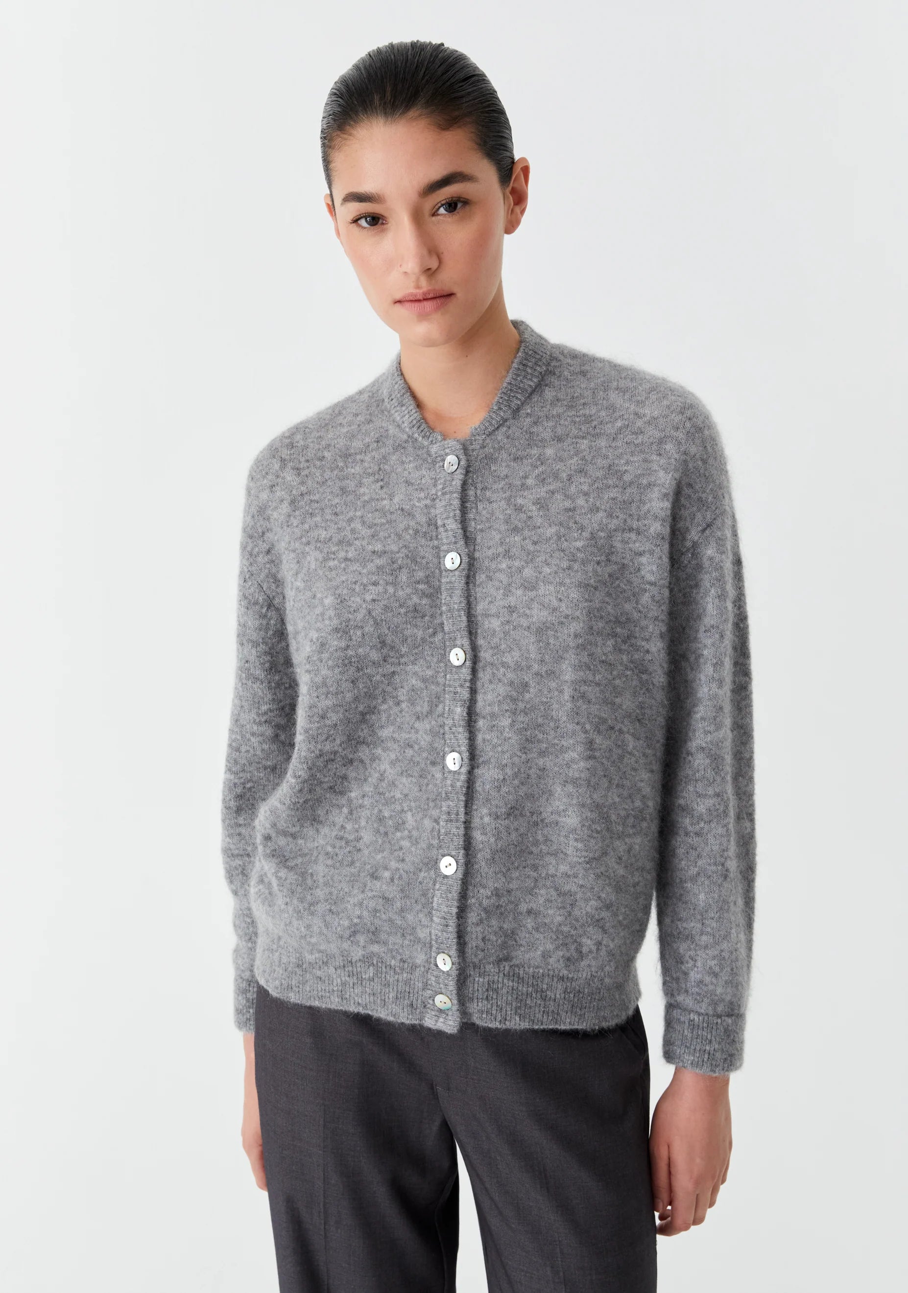 Morrison Vance Knit Cardigan Grey