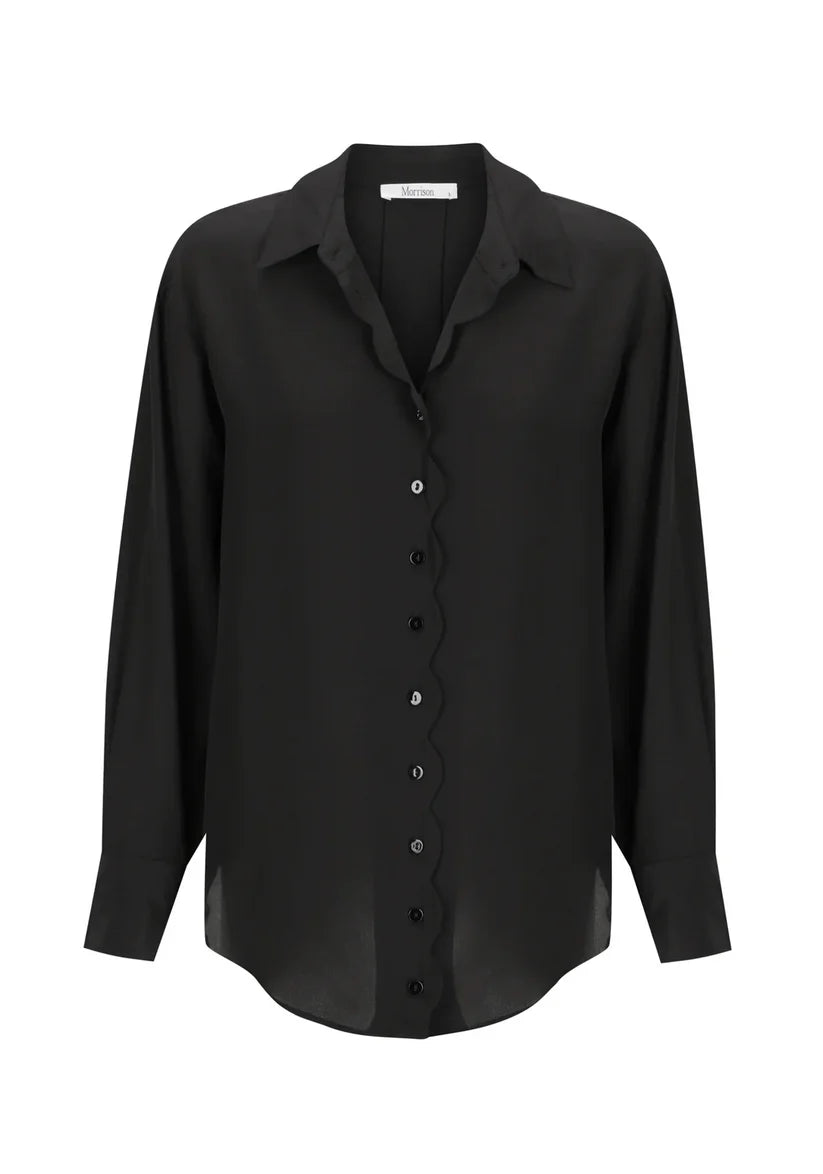 Morrison Hazel Silk Blouse Black