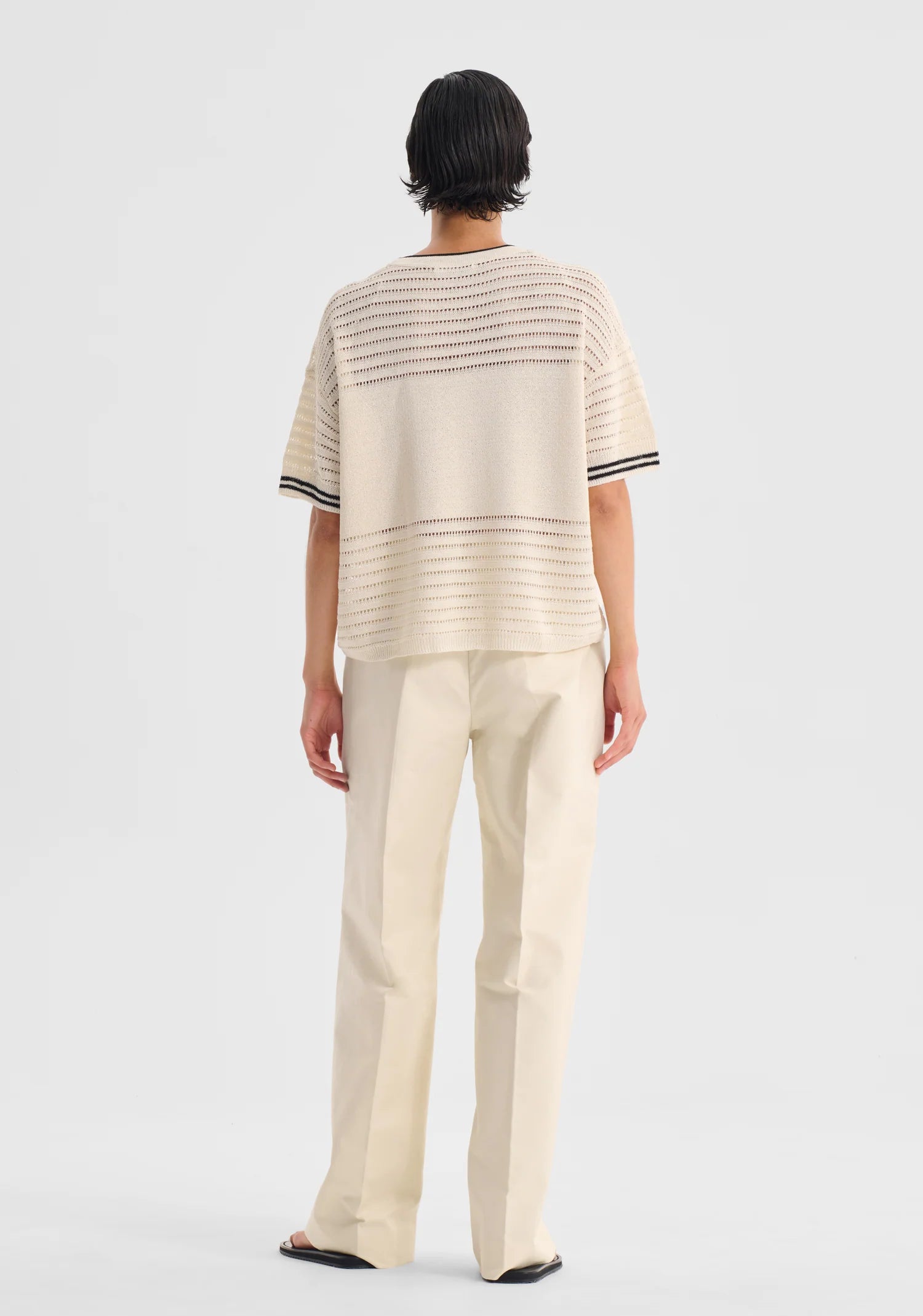 Morrison Dallas Knit Tee Milk