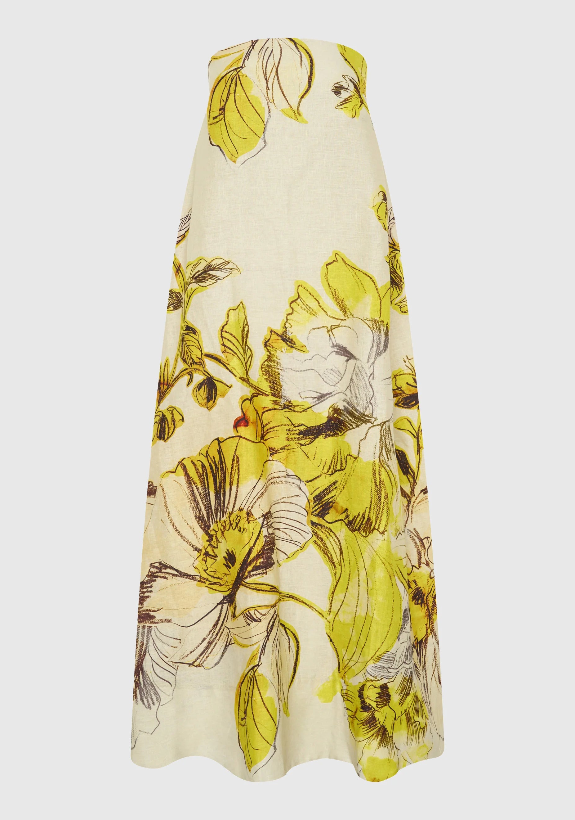 Morrison Mae Linen Strapless Dress