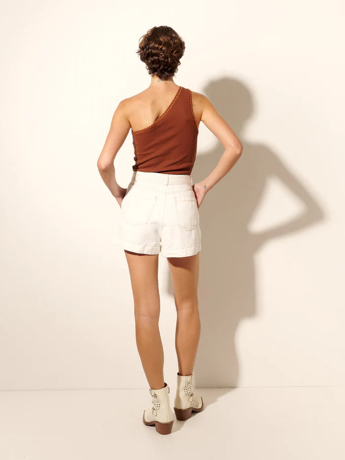 Kivari Pippa Denim Short Cream