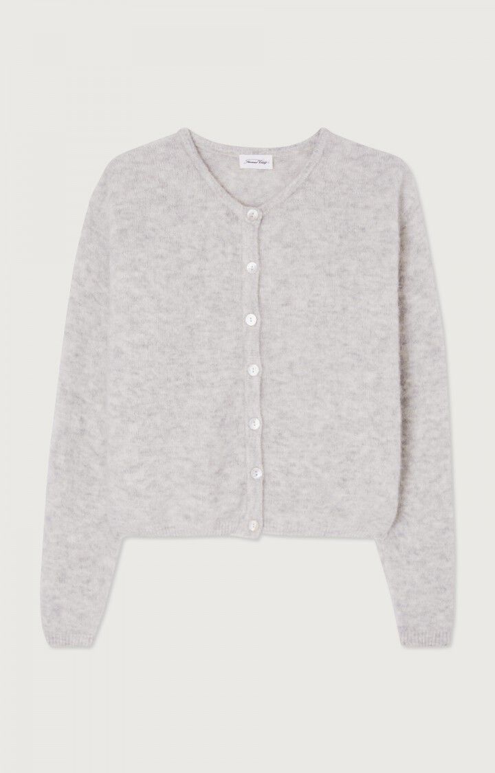 American Vintage Vitow Cardigan Light Grey Melange