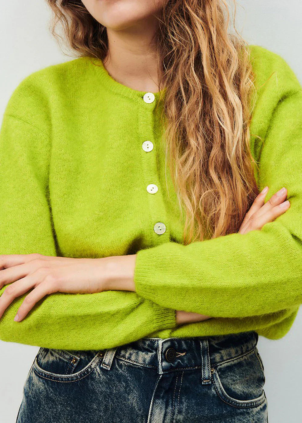 American Vintage Vitow Cardigan Mousse Melange