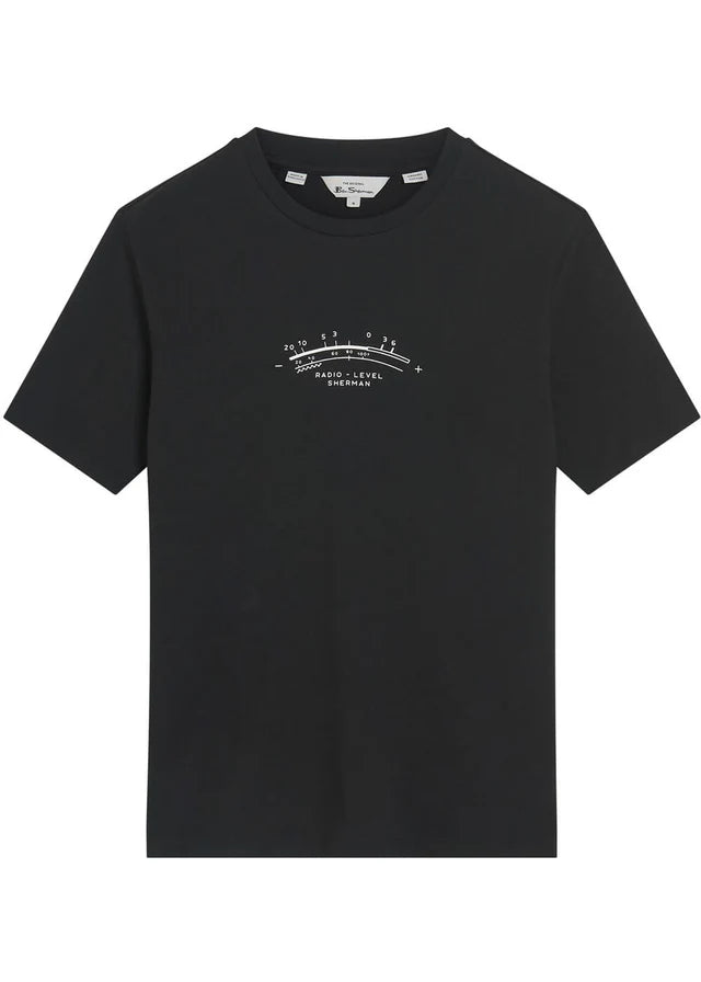 Ben Sherman T-shirt Radio Vibe Black