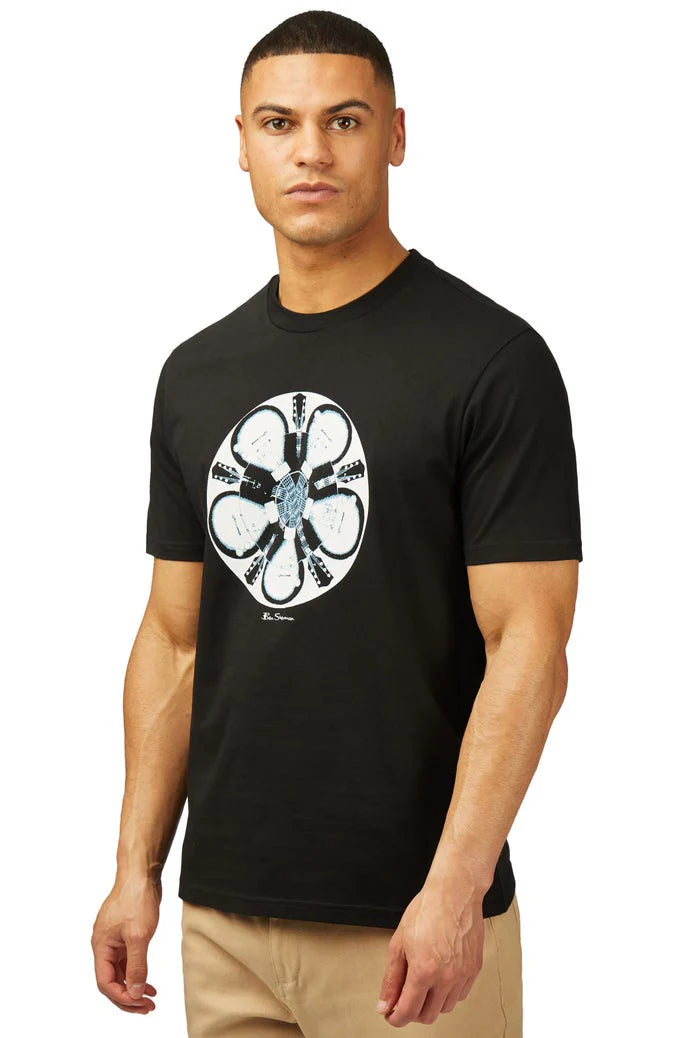 Ben Sherman T-shirt Guitar Black
