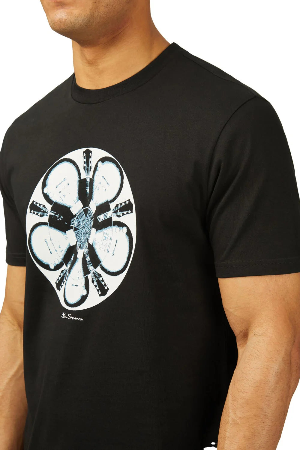 Ben Sherman T-shirt Guitar Black
