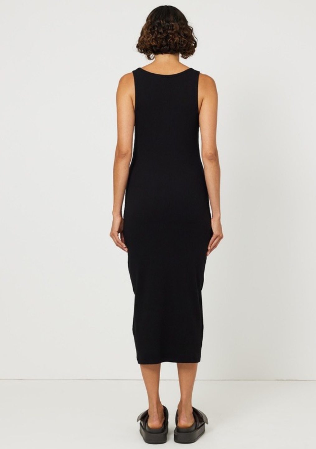 C&M Nora Rib Maxi Dress Black