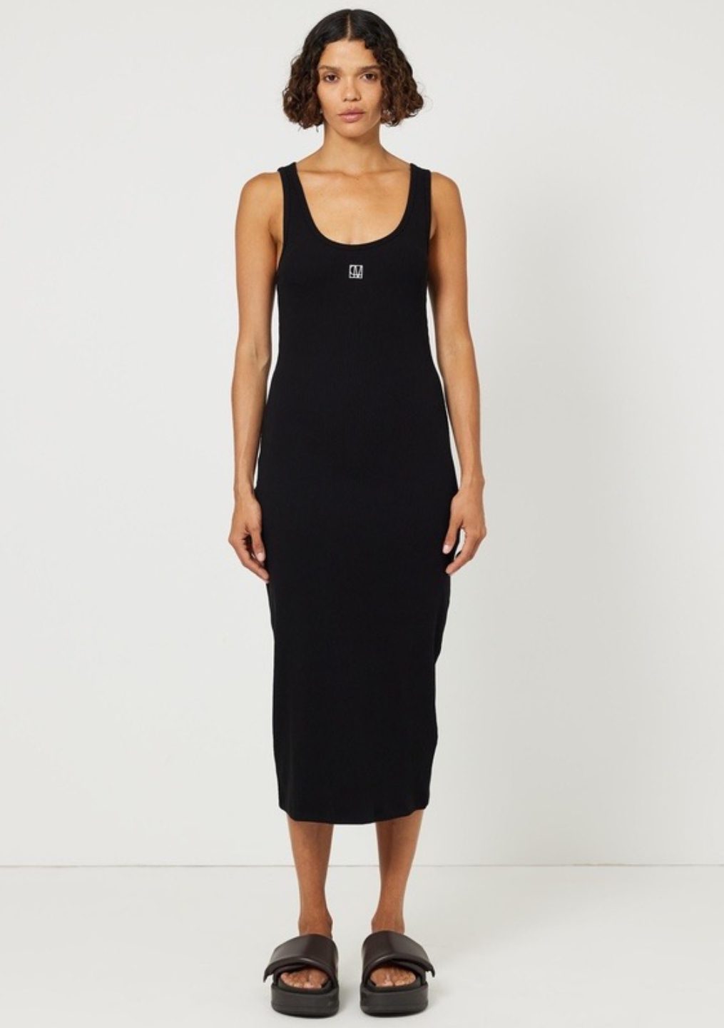 C&M Nora Rib Maxi Dress Black