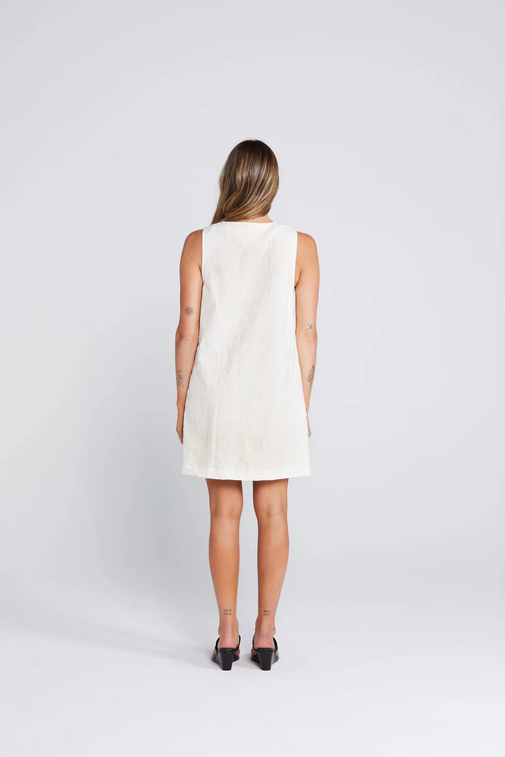 Thing Thing Effortless Dress Creamy Daisy