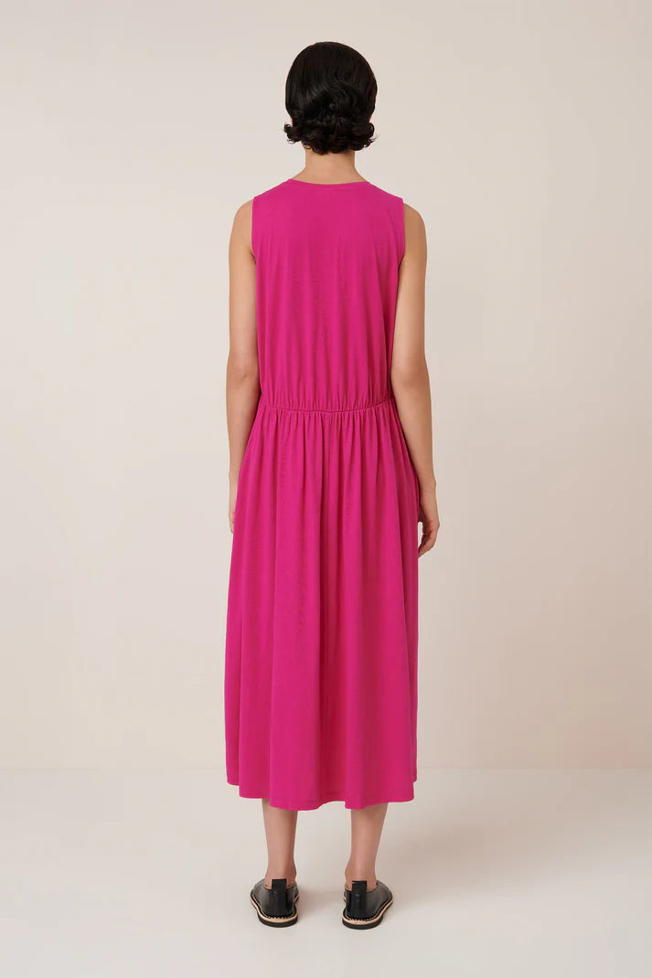 Kowtow Light Curve Dress Magenta