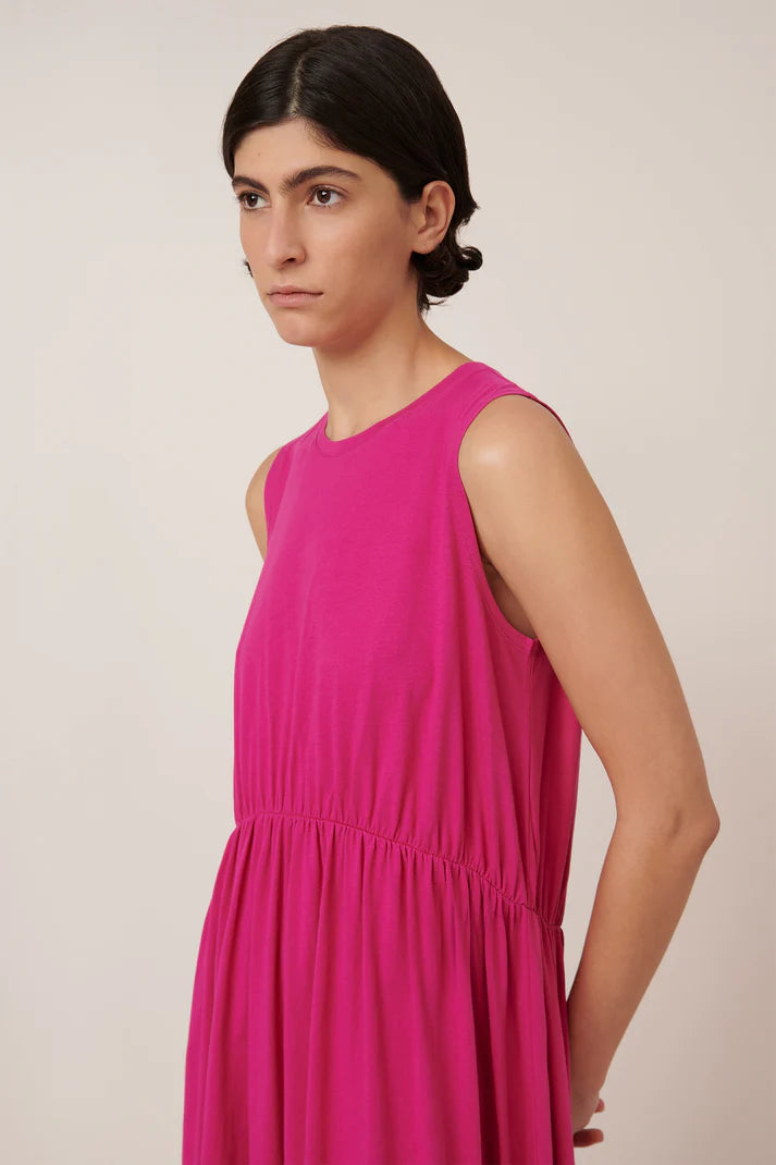 Kowtow Light Curve Dress Magenta