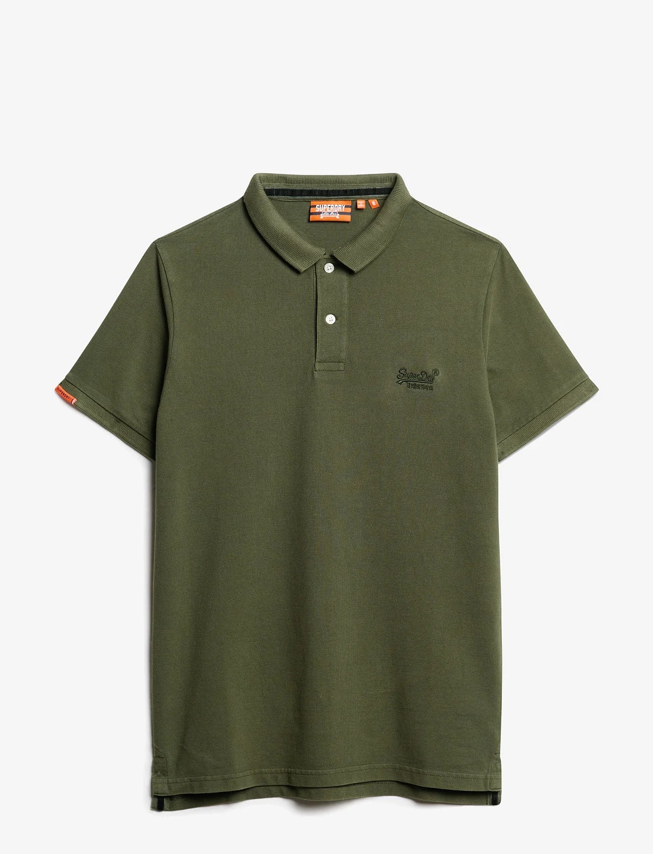 Superdry Vintage Destroy Polo Destroy Army Khaki