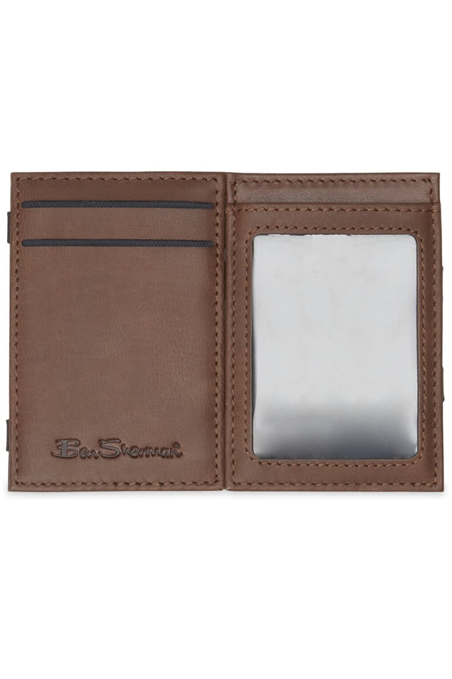 Ben Sherman Magic Leather Wallet Brown
