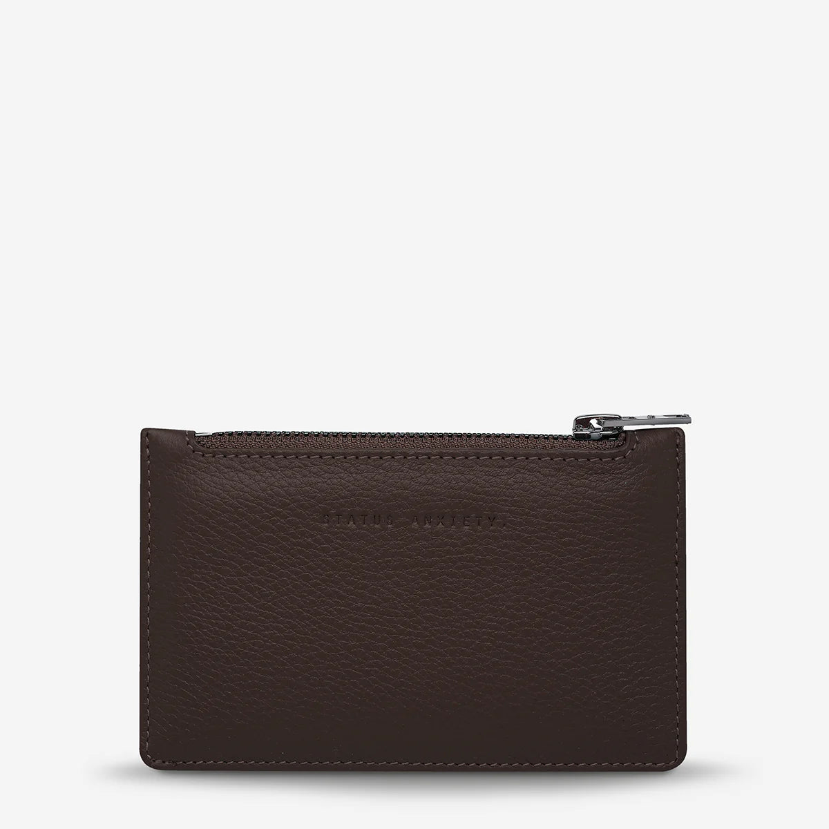 Status Anxiety Avoiding Things Wallet Brown
