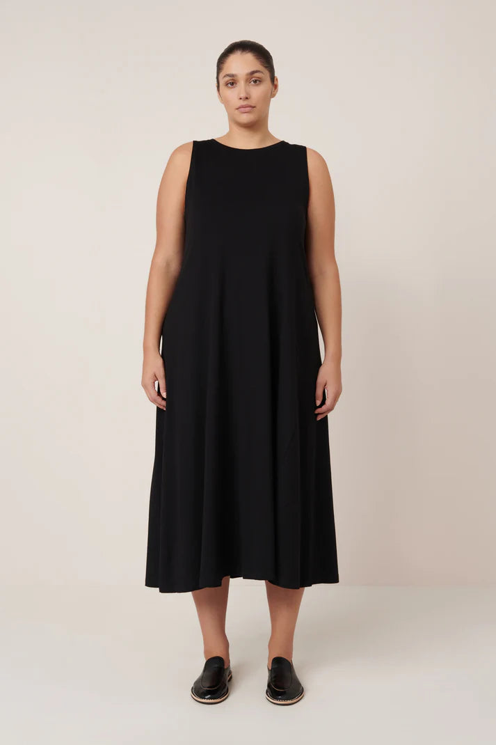 Kowtow Tank Swing Dress Black